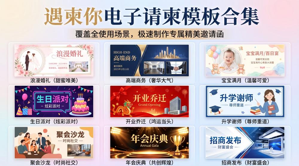 告别臃肿APP！微信小程序制作电子请柬，低成本高效搞定各类邀约